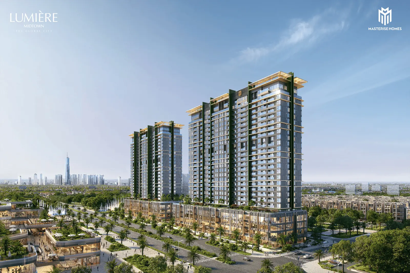LUMIÈRE Midtown – Điểm nhấn kiến trúc hiện đại giữa lòng The Global City, nơi hội tụ tinh hoa và phong cách sống đẳng cấp.